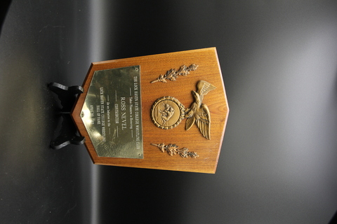 Ross Nevel Wrestling Contributor Trophy