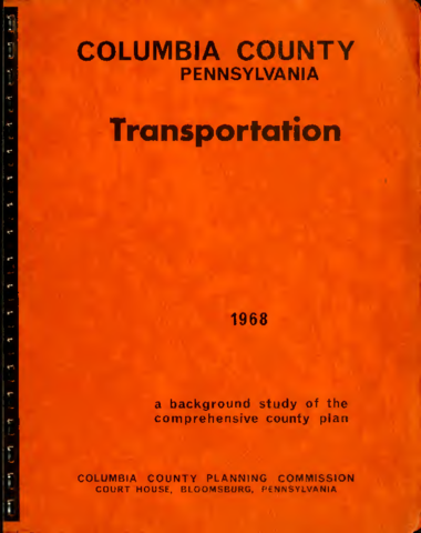 Columbia County Pennsylvania: Transportation