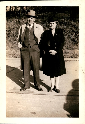 Sox and Mary Harrison, 1944 or 1945