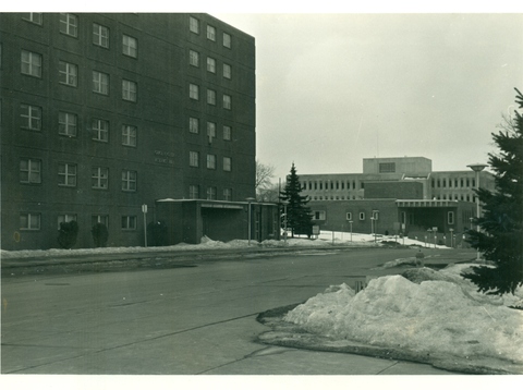 Clyde Hall, Azorsky Administration Building and Manderino Library