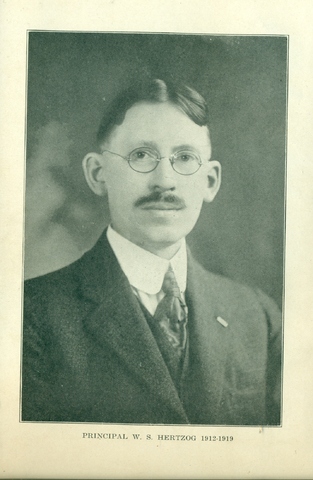 Principal W. S. Hertzog 1912-1919