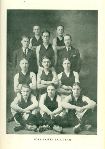 Boys' Basketball Team 1922