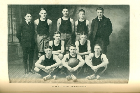 Boys' Basket Ball Team 1920