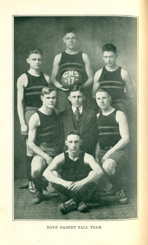 Boys' Basket Ball Team 1917