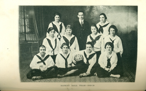 Girls' Basket Ball Team 1920