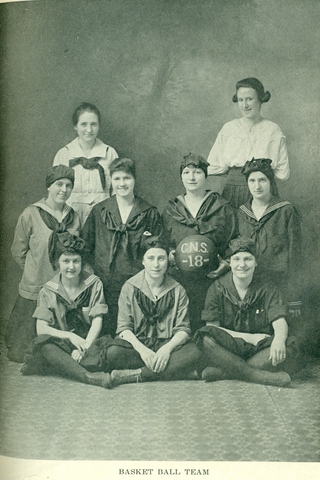 Girls' Basket Ball Team 1918