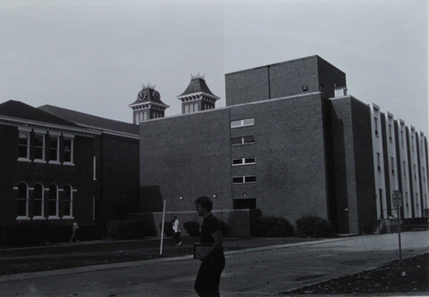 Rear view of Frich Building