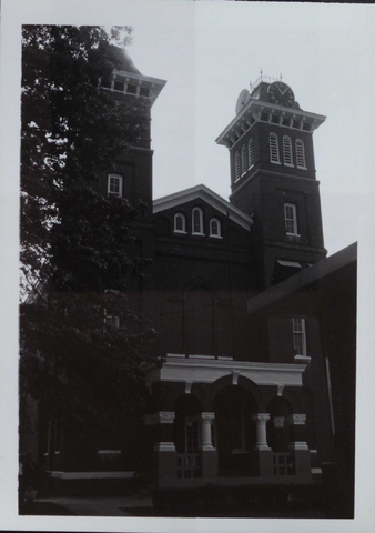 Front view of Old Main