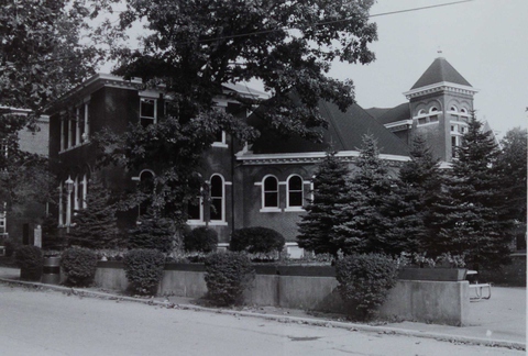 Rear view of Old Main