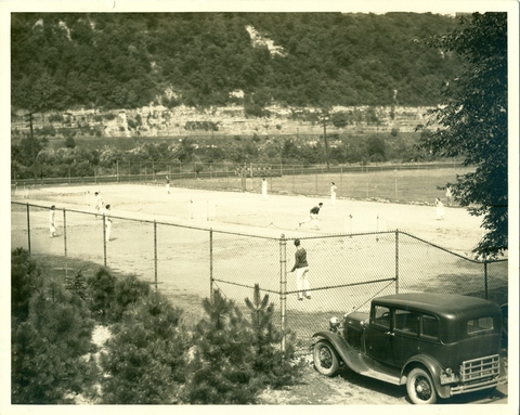 Early Tennis Court