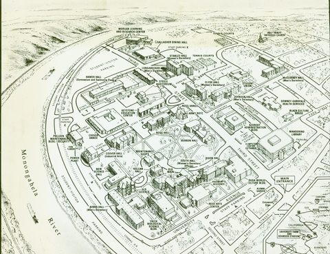 Campus Map circa 1983