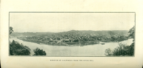 Borough of California from River Hill