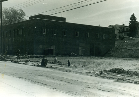 Azorsky construction parking lot