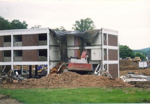 Binns Hall demolition