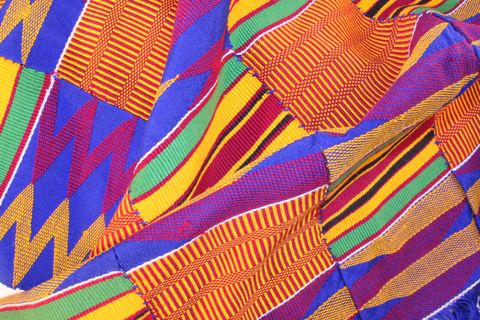 Kente cloth - medium - close-up