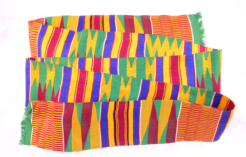 Kente cloth - stole: 75 x 4