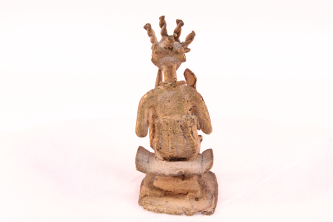 Small metal statue - view 2