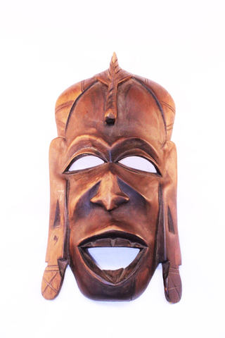 Tribal Mask - large: 12" H