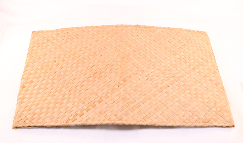 Woven mat: 13" L x 10-1/2" W