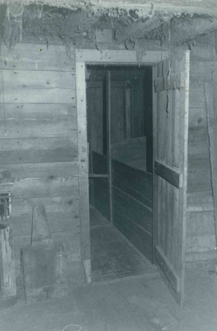 Barn interior doorway