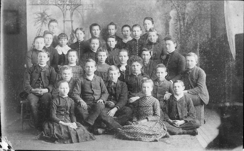 Class Photograph, Grade School, ca. 1890