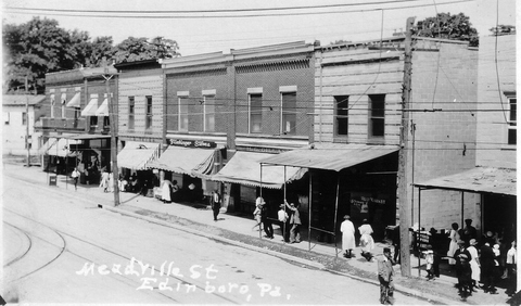 Meadville St., downtown Edinboro