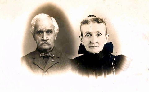 Charlie and Auntie Beck Culbertson, ca.1880-1910