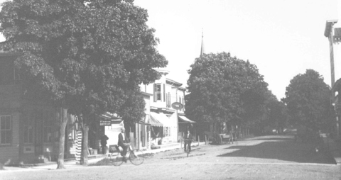 Meadville Street looking south before 1900