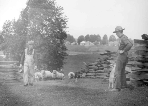 Todd and George Goodell Sr. -early residents