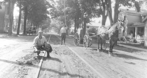 Arc Welding on Street Car Tracks