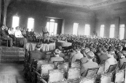 Chapel Service at Edinboro Normal School