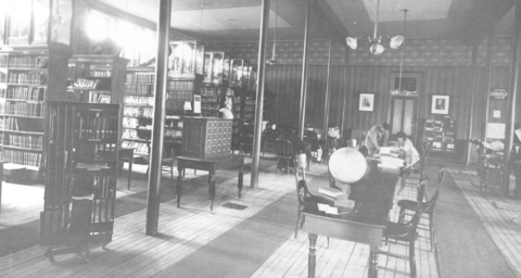 Library, Normal Hall, 1912