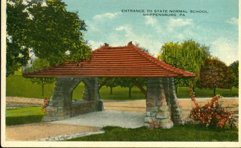 Entrance to State Normal School