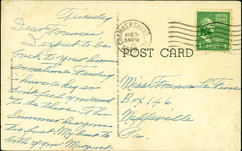 Campus View State Teachers College (verso)