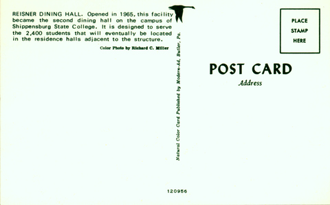 Reisner Dining Hall (verso)