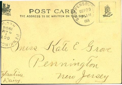 Presbyterian Church, Shippensburg (verso)