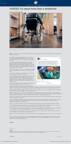 2023-05-09 VOICES - It's About More than a Wheelchair