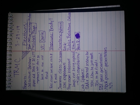 2019-03-29 Translational Medical Research Club Meeting Minutes