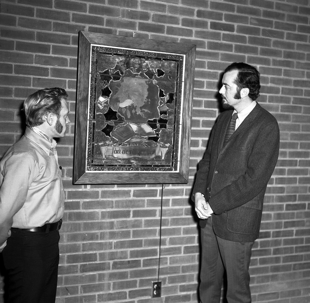 1970-12-13 BSC Given Tiffany Glass