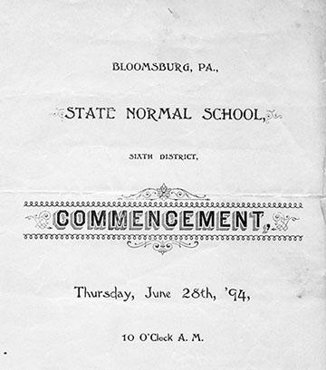 Commencement Programs