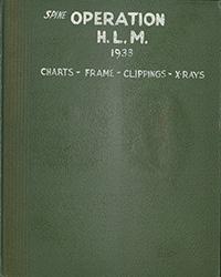 Scrapbook 172 - Spine Operation 1933