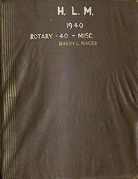 Scrapbook 697 - Rotary 1940