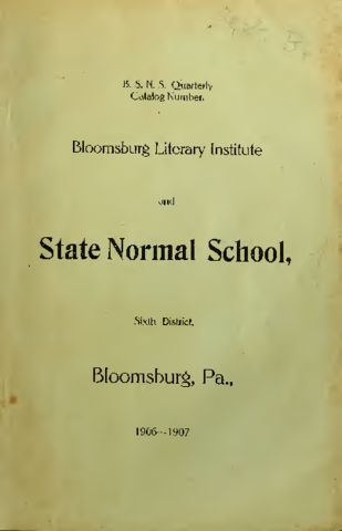 1906-1907 Course Catalog