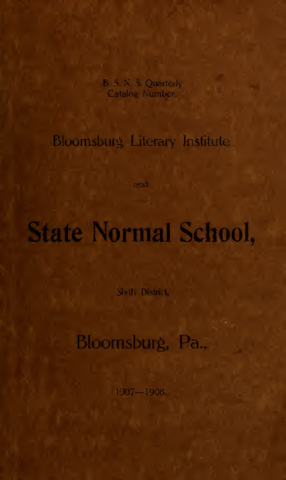 1907-1908 Course Catalog