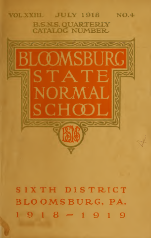 1918-1919 Course Catalog