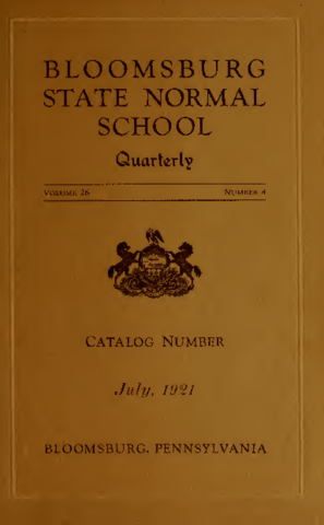 1921 Course Catalog