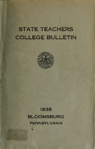 1938-1939 Course Catalog