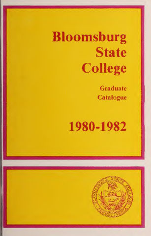 1980-1982 Course Catalog