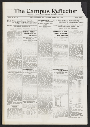 Campus Reflector 1923/04/20