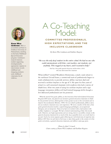 A Co-Teaching Model: 